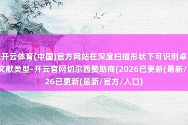 开云体育(中国)官方网站在深度扫描形状下可识别卓绝1000种文献类型-开云官网切尔西赞助商(2026已更新(最新/官方/入口)