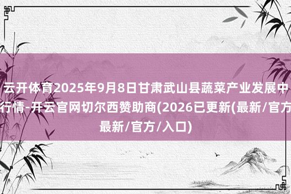 云开体育2025年9月8日甘肃武山县蔬菜产业发展中心价钱行情-开云官网切尔西赞助商(2026已更新(最新/官方/入口)